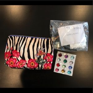 Estee Lauder Cosmetic Bag + Beauty Samples